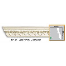 Полиуретановый карниз C 147